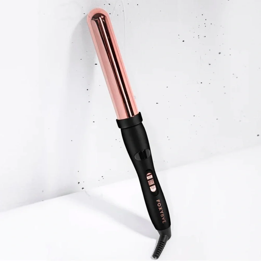 FoxyBae Rose Golf Ionic Professional Curling Wand, Hair Curler 25 mm or 1 Inch - Picture 1 of 9